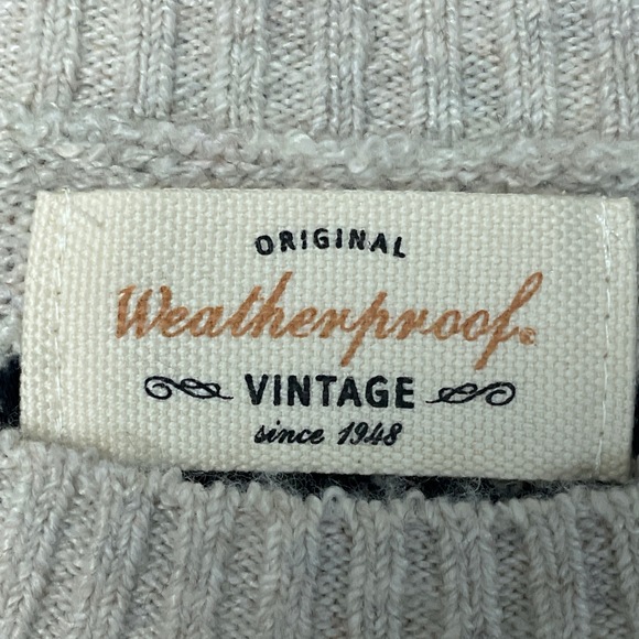 Weatherproof Vintage Women's L Pullover Sweater Cream H0888 - Picture 2 of 9